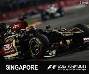 Puzzle Kimi Räikkönen - Lotus - 2013 Σιγκαπούρη Grand Prix, 3η ταξινομούνται